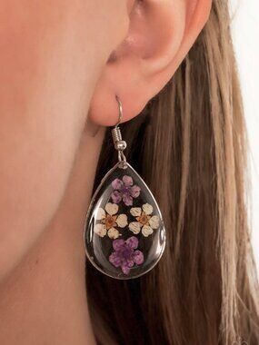 Paparazzi Jewelry Accessories - Perennial Prairie - Multi Earrings - Vintage